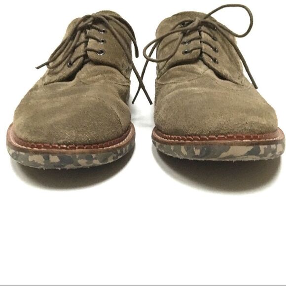 Toms camo wing tip suede oxford loafers 12 - Picture 4 of 8